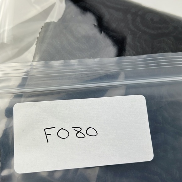 MaxMara black  pleated A-line velvet embossed skirt size 10 - Picture 10 of 10